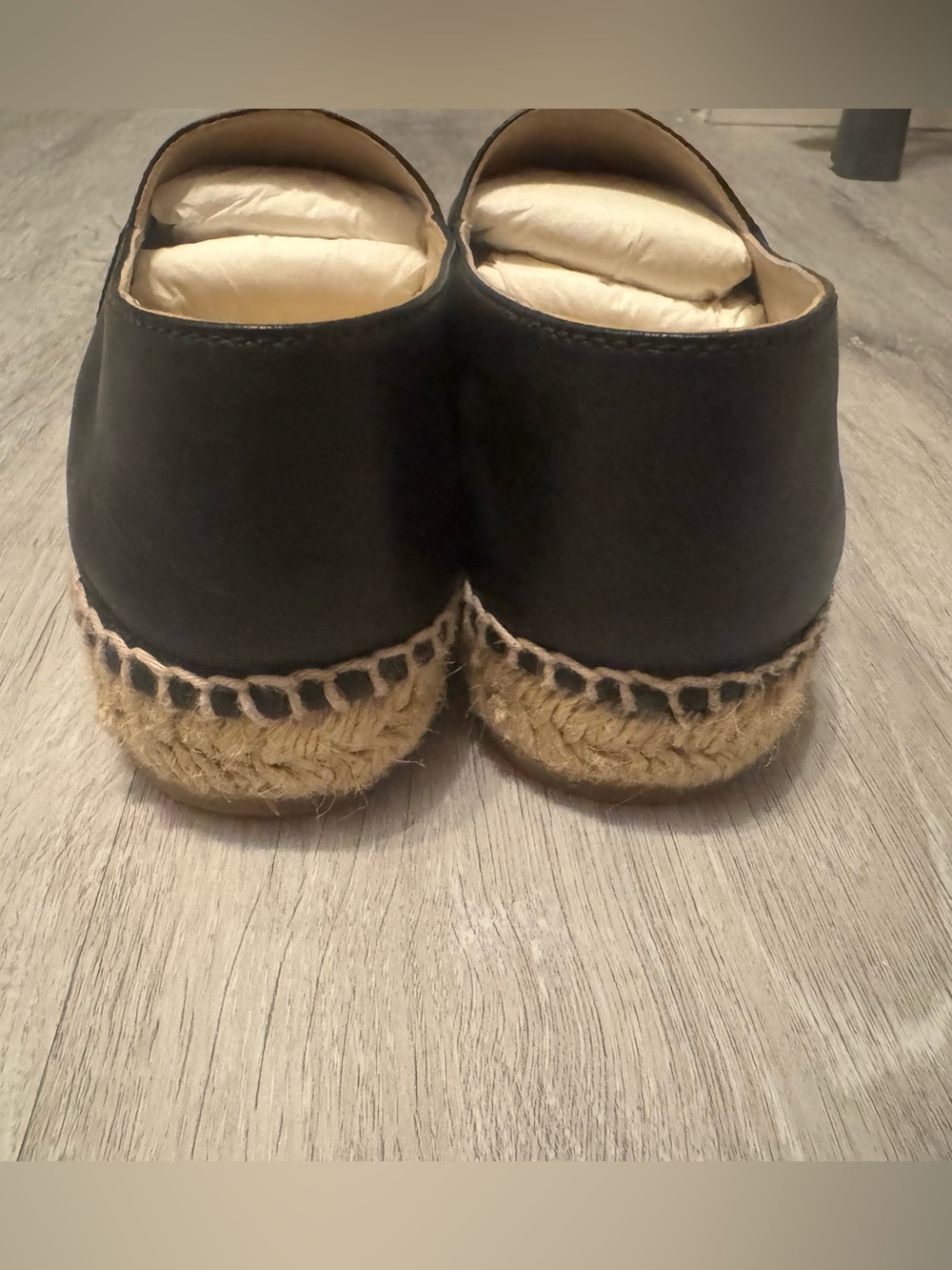 CHANEL Lambskin CC Espadrilles 37 Black - Picture 9 of 14